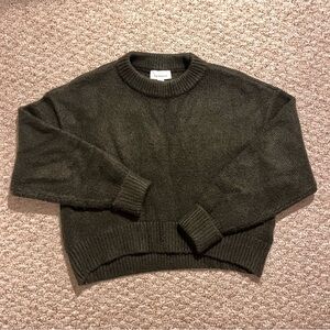Dark Olive Army Green Sweater
